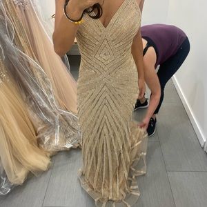 Gold Prom Dress